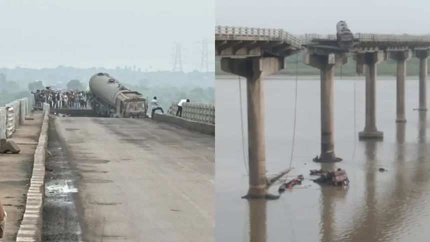 A bridge has collapsed in Vadodara, Gujarat, resulting in multiple fatalities