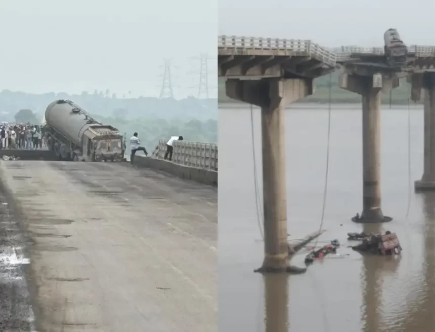 A bridge has collapsed in Vadodara, Gujarat, resulting in multiple fatalities
