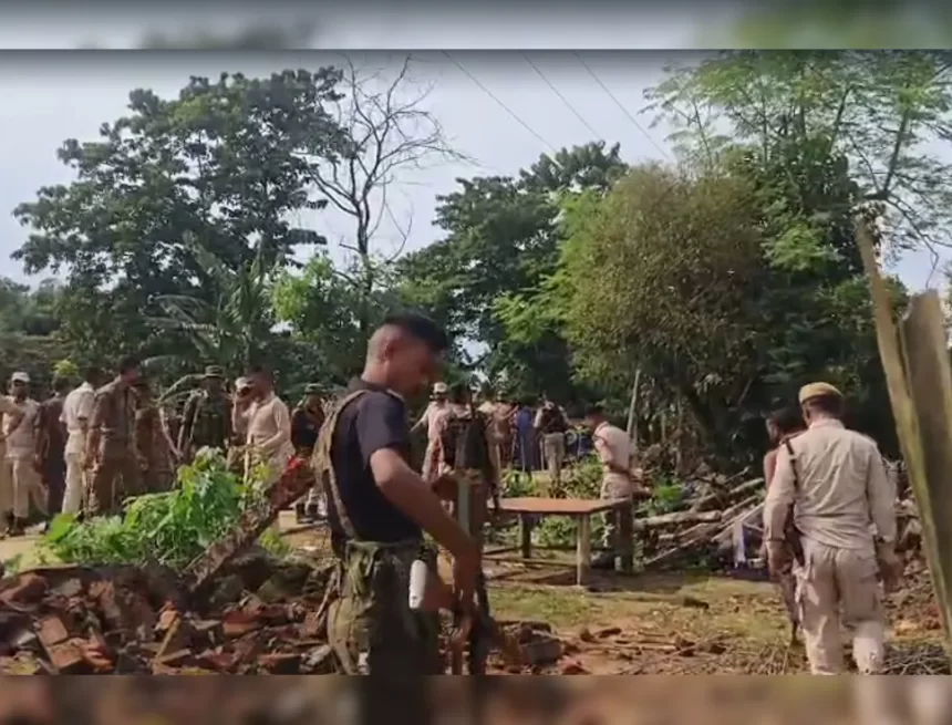 One was killed & others were injured in police gunfire during a forest eviction operation in Assam