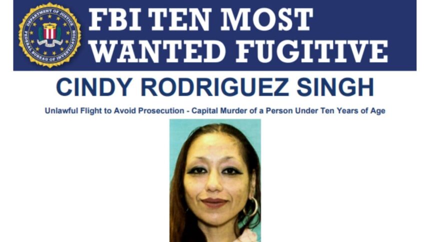 FBI includes a woman connected to India and Mexico on its ‘most wanted list’ for the suspected murder of her son