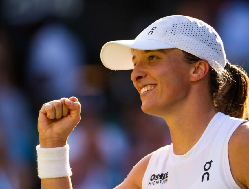 Iga Swiatek Clinches Maiden Wimbledon Title, Defeats Amanda Anisimova in Straight Sets