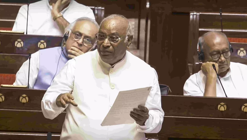 Donald Trump’s assertions on the ceasefire are ‘humiliating’ for the nation: Kharge in the Rajya Sabha