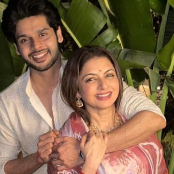 Bhagyashree, in one-shoulder top paired with flared pants, Proves that age is merely a number