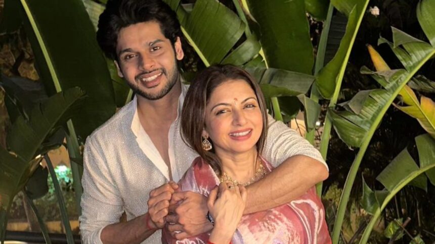 Bhagyashree, in one-shoulder top paired with flared pants, Proves that age is merely a number