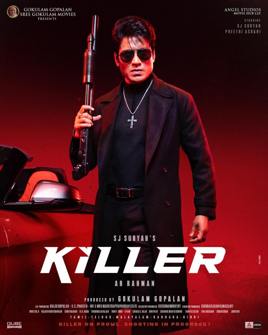The first look poster for SJ Suryah’s directorial film ‘Killer’ has revealed