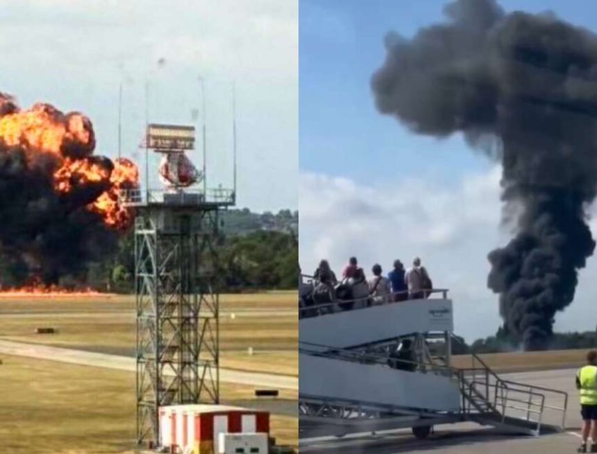London-Southend-Airport-Plane-Crash At least four fatalities reported in plane crash at London Southend Airport