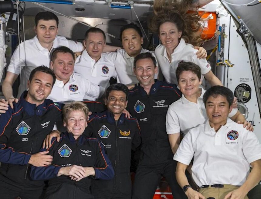 Axiom-4 Crew, Including Indian Astronaut Shubhanshu Shukla, Scheduled to Undock from ISS on July 14