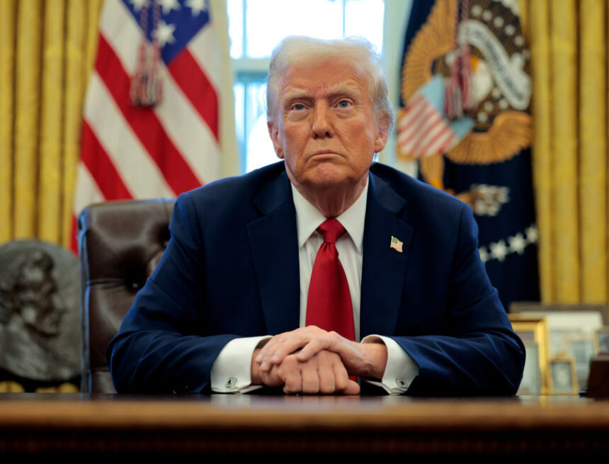 President Trump Announces Aviation Safety Executive Orders In The Oval Office Of White House Donald Trump Announces 25% Tariff and Penalty on India Effective August 1