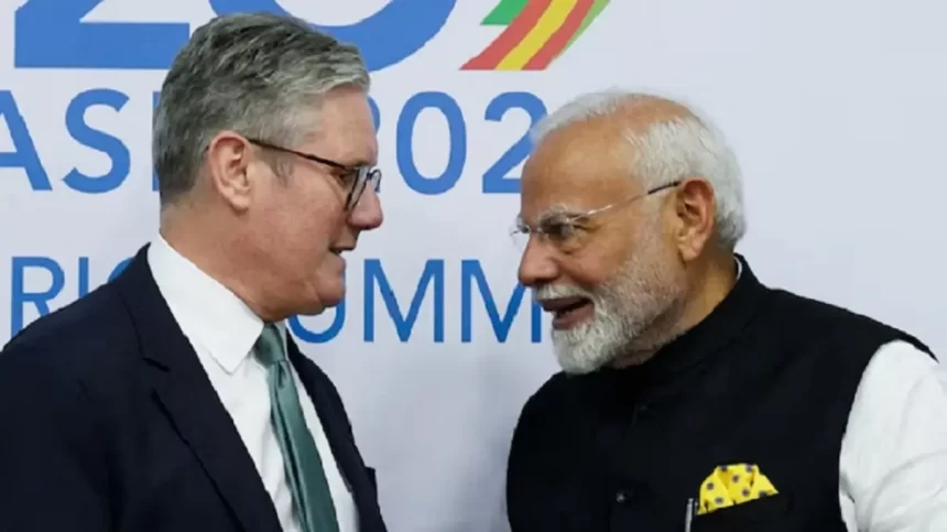 The trade agreement India & UK will be signed on July 24