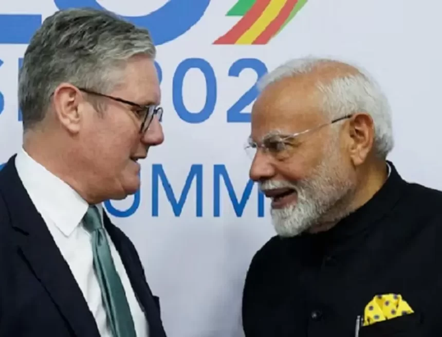 The trade agreement India & UK will be signed on July 24