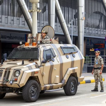 Ahmedabad airport has received a bomb threat, security sweep to be carried out