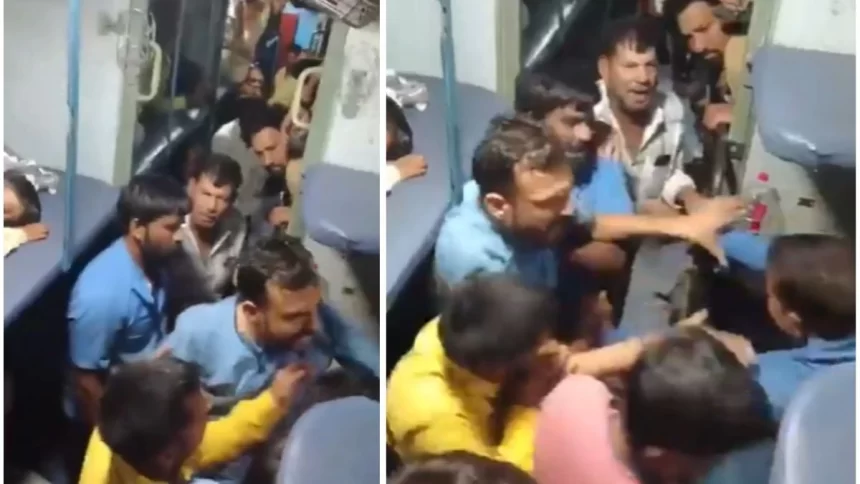 A passenger of Indian Railways was assaulted after raising a complaint about caterer