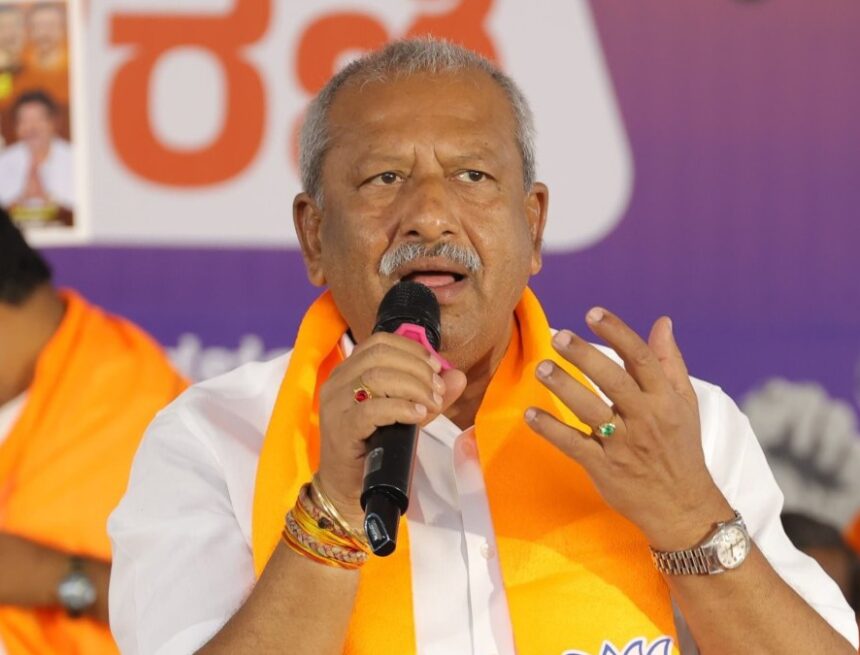 byrathibasavaraj-3-1747830918 Bengaluru BJP MLA Byrathi Basavaraj has charged in connection with murder of a rowdy