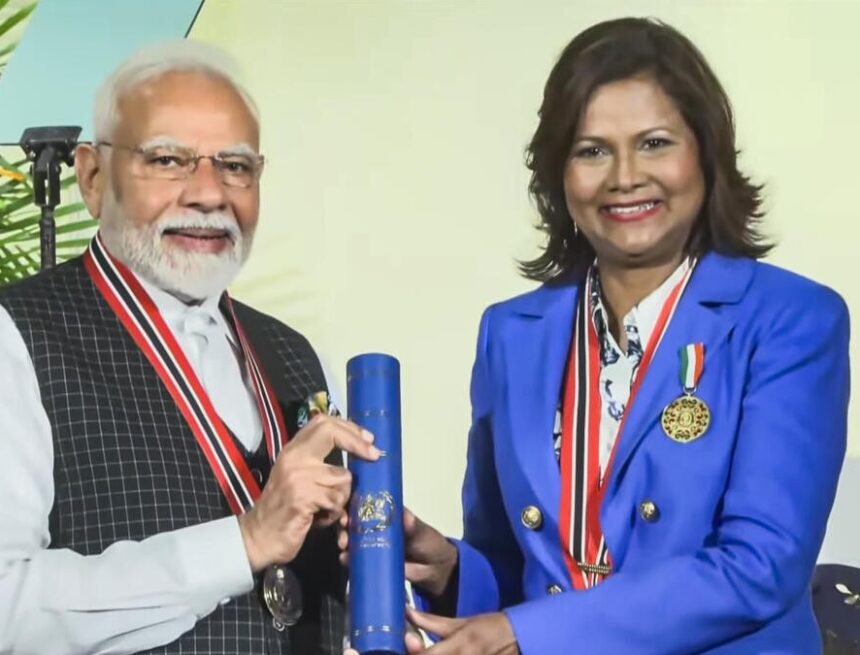 Prime Minister Modi conferred with Trinidad and Tobago’s highest honour