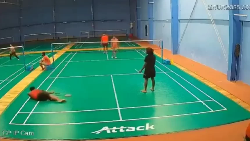 Hyderabad shock: A 25-year-old man collapses and dies while playing badminton