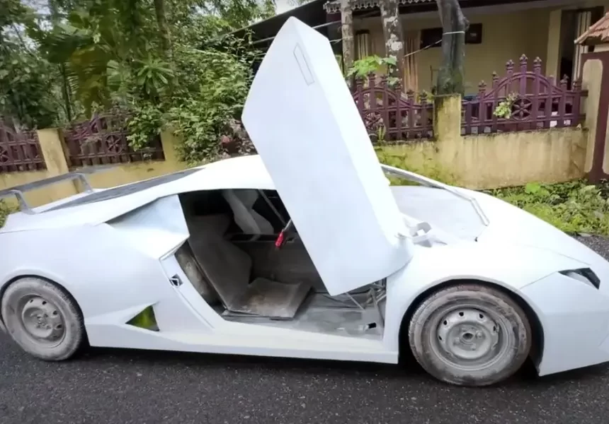 lamborghini-1-jpg Kerala Man Builds Stunning Lamborghini Huracan Replica from Scrap Parts