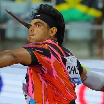 Host and competitor Neeraj Chopra wins inaugural NC Classic international javelin event