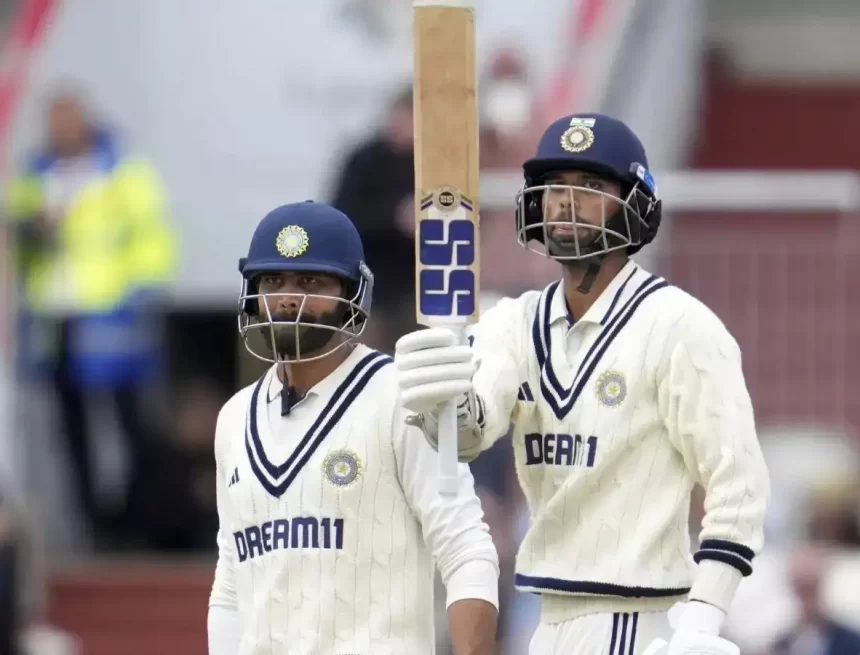 IND vs ENG 4th Test: Jadeja and Sundar’s Unbeaten Hundreds Help India Secure Draw at Old Trafford