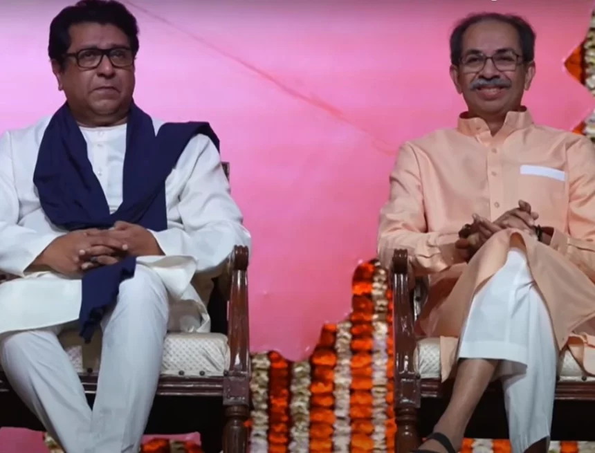 ‘If I Had a Beard…’: Uddhav Makes a ‘Pushpa’ Remark Aimed at Mahayuti During Joint Rally with Raj