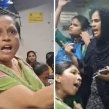 “Speak Marathi or leave”: A significant verbal altercation erupts in a Mumbai local train