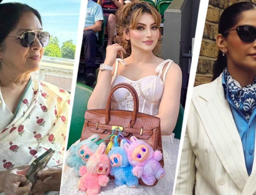 xcCKDjaQ Sarees, labubus, and tennis charms: Thanks to Indian celebrities, Wimbledon 2025 had it all