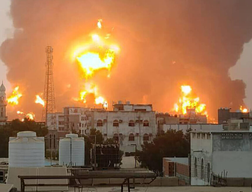 000_364N2BX-1 Israeli Airstrikes Hit Yemen’s Sanaa, Killing Two and Injuring Dozens