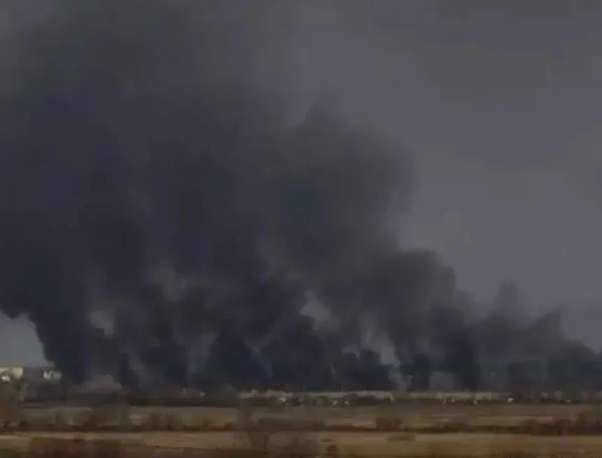 Russia Accuses Ukraine of Drone Strike on Kursk Nuclear Plant, Fire Contained