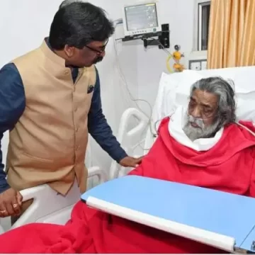 Former Jharkhand CM Shibu Soren critical, on ventilator