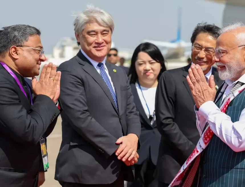123572443 PM Modi Begins Two-Day Japan Visit: Focus on Semiconductors, Clean Energy & Strategic Cooperation
