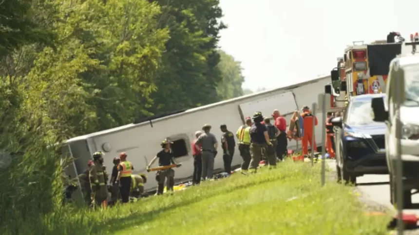 Five Dead, Including Indian Tourist, in Western New York Bus Crash