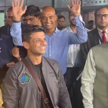Shubhanshu Shukla Gets Heroic Welcome in Lucknow After Historic ISS Mission