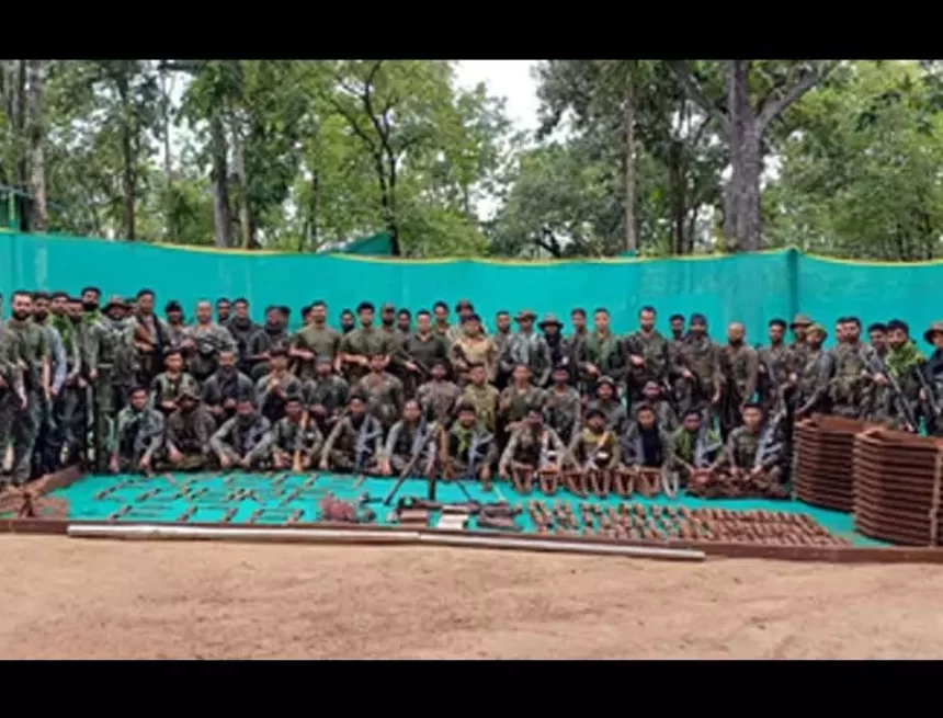 1579103-sukma Chhattisgarh: Security Forces Recover Massive Cache of Maoist Weapons and Explosives
