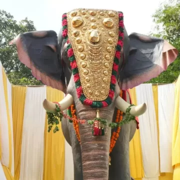 Jackie Shroff and PETA India Gift Life-Size Mechanical Elephant to Kerala Temple