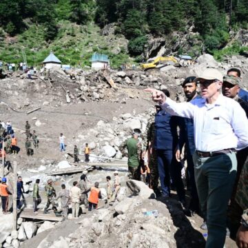 J&K CM Omar Abdullah Visits Kishtwar Cloudburst Victims, Announces Ex-Gratia Relief