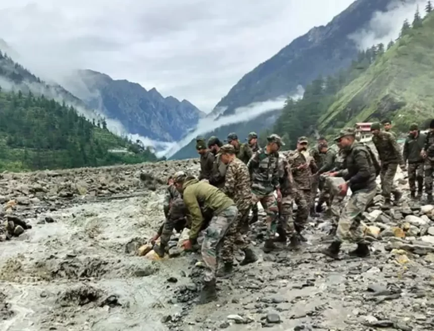 70-rescued-over-50-missing-in-uttarkashi-flash-floods-army 70 individuals have rescued, over 50 missing in Uttarkashi flash floods: Army