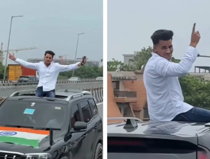Black SUVs Cause Chaos on Gurugram-Delhi Highway with Loud Music and Stunts