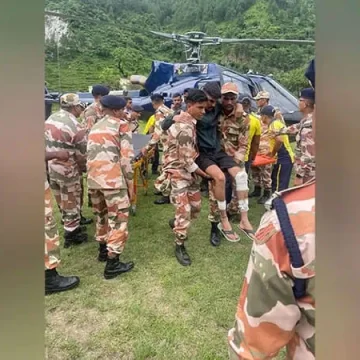 Uttarakhand: Extensive rescue op are ongoing in Uttarkashi, evacuees brought to Matli helipad