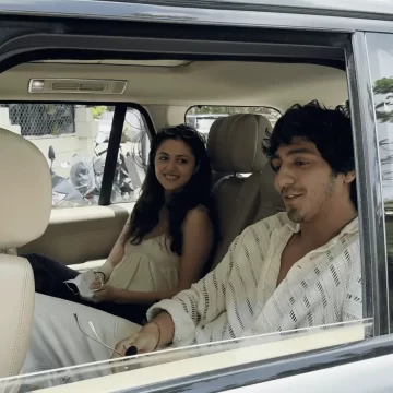 Ahaan Panday and Aneet Padda play a prank on paparazzi in a humorous video