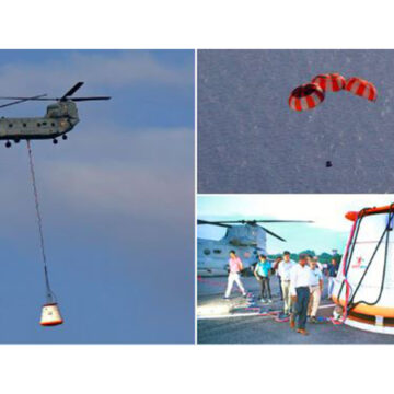 ISRO Successfully Conducts First Integrated Air Drop Test for Gaganyaan Mission