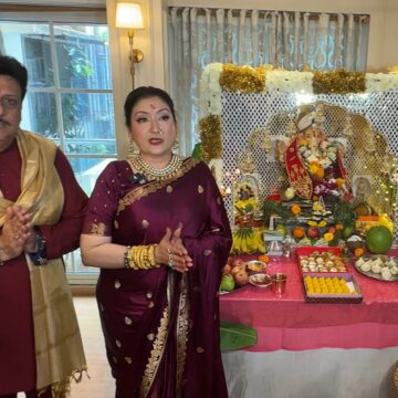 Govinda Celebrates Ganesh Chaturthi with Sunita Ahuja, Addresses Divorce Rumors Indirectly
