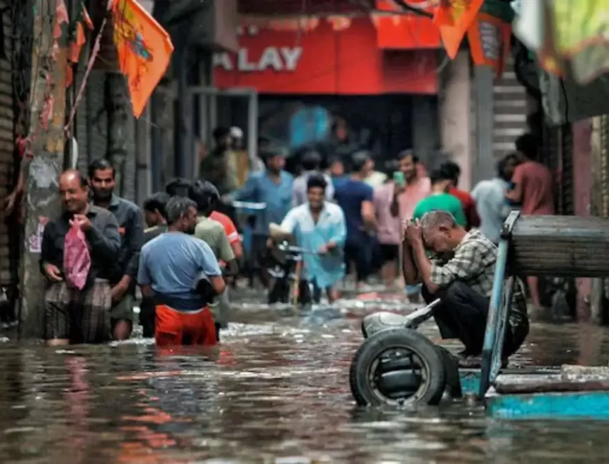 Delhi-faces-aftermath-of-record-June-rainfall_-deaths-disruptions-and-ongoing-rescue-operations Heavy Rain Hits Delhi-NCR as IMD Issues Red Alert for Next 3 Hours