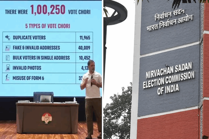 Sign Declaration or Apologise to the Nation: ECI Challenges Rahul Gandhi Over Voter Fraud Allegations