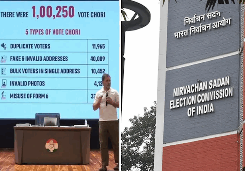 ECvsRahul Sign Declaration or Apologise to the Nation: ECI Challenges Rahul Gandhi Over Voter Fraud Allegations