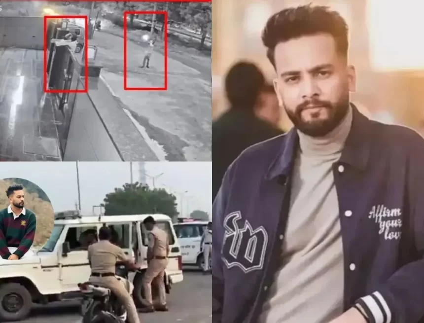 Elvish-Yadav-house-firing-accused-Arrested-after-encounter-shot-in-let-in-faridabad Man Who Opened Fire at Elvish Yadav’s Gurugram Home Arrested After Police Encounter