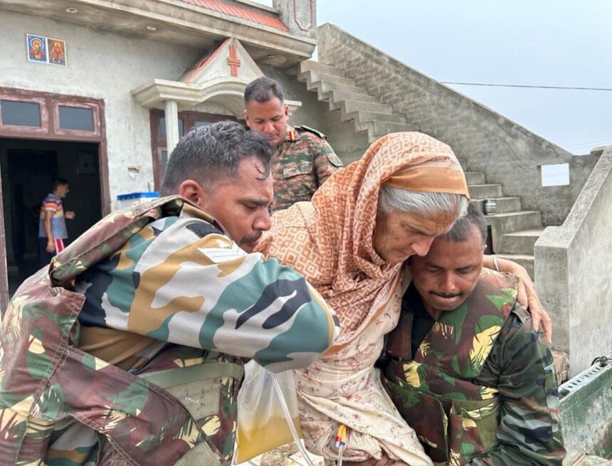 Flood-rescue-and-relief-operations-commenced-on-Ju_1689518809607 Punjab Floods: Army Rescues 22 CRPF Personnel and Civilians as Shelter Collapses Post-Evacuation