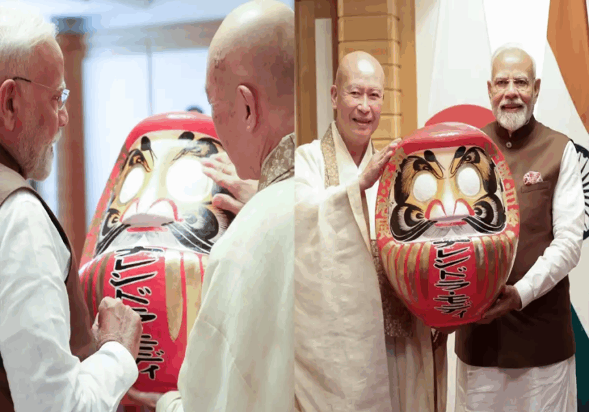 PM Modi Receives Daruma Doll in Japan: Symbol of Resilience, Spiritual Heritage, and India–Japan Ties