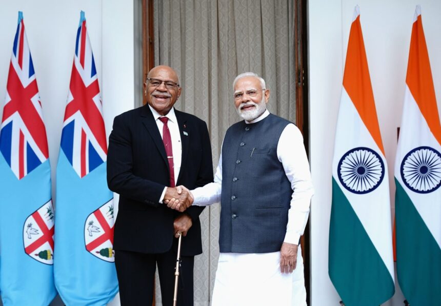 PM Modi Holds Bilateral Talks with Fiji PM Sitiveni Rabuka, Announces Key Partnerships