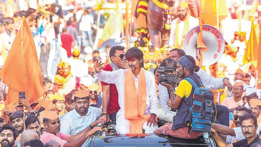 Maratha Quota Activist Manoj Jarange-Patil Begins Indefinite Hunger Strike at Azad Maidan