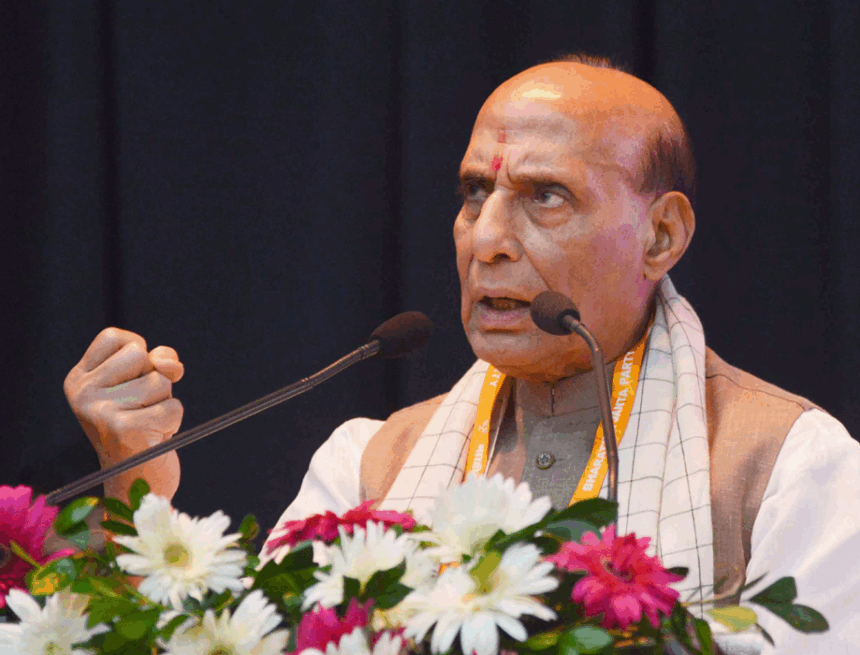 RajnathSingh2 India Never Seeks War But Will Respond with Strength If Provoked: Defence Minister Rajnath Singh