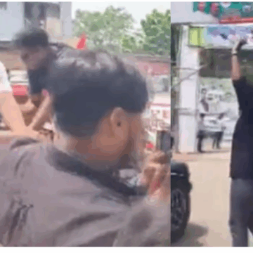 Screenshot 2025-08-30 170648 Rahul Gandhi Offers Candies to BJP Youth Workers Protesting with Black Flags in Bihar’s Arrah